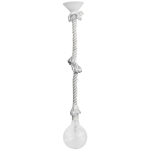 Κρεμαστό φωτιστικό E/27K ROPE WHITE