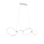 ΦΩΤΙΣΤΙΚΟ ΚΡΕΜΑΣΤΟ ΛΕΥΚΟ  TRIO  LIGHTING
