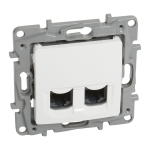 ΠΡΙΖΑ ΔΙΠΛΗ  RJ45 CAT6 ΛΕΥΚΗ  LEGRAND