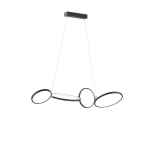 ΦΩΤΙΣΤΙΚΟ ΚΡΕΜΑΣΤΟ ΜΑΥΡΟ   TRIO  LIGHTING