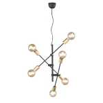 ΦΩΤΙΣΤΙΚΟ ΚΡΕΜΑΣΤΟ ΜΑΥΡΟ   TRIO  LIGHTING