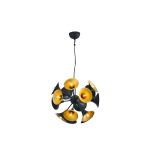 ΦΩΤΙΣΤΙΚΟ ΚΡΕΜΑΣΤΟ ΜΑΥΡΟ   TRIO  LIGHTING