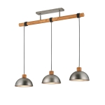 ΦΩΤΙΣΤΙΚΟ ΚΡΕΜΑΣΤΟ ΝΙΚΕΛ  TRIO  LIGHTING