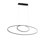 ΦΩΤΙΣΤΙΚΟ ΚΡΕΜΑΣΤΟ ΜΑΥΡΟ   TRIO  LIGHTING