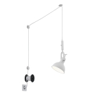 ΦΩΤΙΣΤΙΚΟ ΚΡΕΜΑΣΤΟ ΛΕΥΚΟ  TRIO  LIGHTING