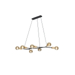 ΦΩΤΙΣΤΙΚΟ ΚΡΕΜΑΣΤΟ ΜΑΥΡΟ  TRIO  LIGHTING