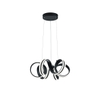 ΦΩΤΙΣΤΙΚΟ ΚΡΕΜΑΣΤΟ ΜΑΥΡΟ  TRIO  LIGHTING