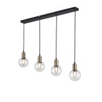 ΦΩΤΙΣΤΙΚΟ ΚΡΕΜΑΣΤΟ ΜΑΥΡΟ  TRIO  LIGHTING