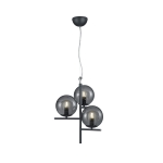 ΦΩΤΙΣΤΙΚΟ ΚΡΕΜΑΣΤΟ ΜΑΥΡΟ  TRIO  LIGHTING