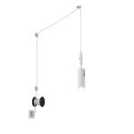 ΦΩΤΙΣΤΙΚΟ ΚΡΕΜΑΣΤΟ ΠΡΙΖΑΣ ΛΕΥΚΟ  TRIO  LIGHTING