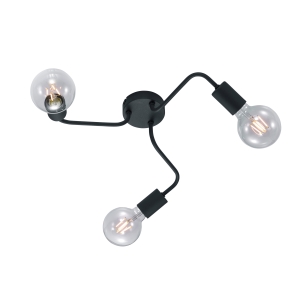 ΦΩΤΙΣΤΙΚΟ ΟΡΟΦΗΣ  ΜΑΥΡΟ TRIO LIGHTING