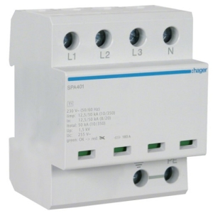 ΑΝΤΙΚΕΡΑΥΝΙΚΟ ΤΥΠΟΥ ΜΟΝΟΜΠΛΟΚ 1+2  HAGER