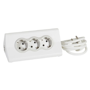 ΠΟΛΥΠΡΙΖΟ TABLET 3ΘΕΣ+2USB  ΛΕΥΚΟ LEGRAND