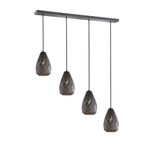 ΦΩΤΙΣΤΙΚΟ ΚΡΕΜΑΣΤΟ ΑΝΘΡΑΚΙ  TRIO  LIGHTING