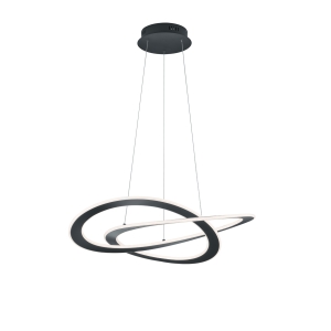 ΦΩΤΙΣΤΙΚΟ ΚΡΕΜΑΣΤΟ ΑΝΘΡΑΚΙ  TRIO  LIGHTING
