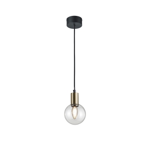 ΦΩΤΙΣΤΙΚΟ ΚΡΕΜΑΣΤΟ ΜΑΥΡΟ TRIO  LIGHTING