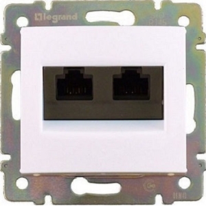 ΠΡΙΖΑ RJ45 CAT6 UTP ΔΙΠΛΗ LEGRAND