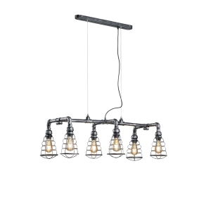 ΦΩΤΙΣΤΙΚΟ ΚΡΕΜΑΣΤΟ ΓΚΡΙ  TRIO  LIGHTING