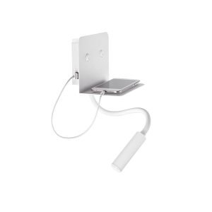 ΦΩΤΙΣΤΙΚΟ ΤΟΙΧΟΥ +USB ΛΕΥΚΟ   PERENZ