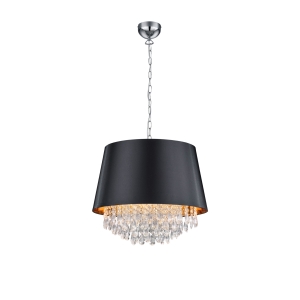 ΦΩΤΙΣΤΙΚΟ ΚΡΕΜΑΣΤΟ ΜΑΥΡΟ   TRIO  LIGHTING
