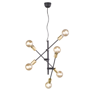 ΦΩΤΙΣΤΙΚΟ ΚΡΕΜΑΣΤΟ ΜΑΥΡΟ   TRIO  LIGHTING