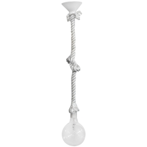 Κρεμαστό φωτιστικό E/27K ROPE WHITE