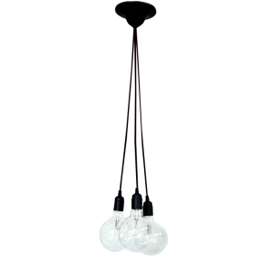 Κρεμαστό φωτιστικό KA-01TS 3/L BLACK CABLE