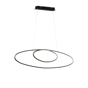 ΦΩΤΙΣΤΙΚΟ ΚΡΕΜΑΣΤΟ ΜΑΥΡΟ   TRIO  LIGHTING