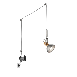 ΦΩΤΙΣΤΙΚΟ ΚΡΕΜΑΣΤΟ ΠΡΙΖΑΣ ΝΙΚΕΛ   TRIO  LIGHTING