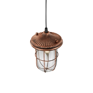 ΦΩΤΙΣΤΙΚΟ ΚΡΕΜΑΣΤΟ ΧΑΛΚΟΣ TRIO  LIGHTING