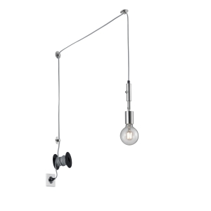 ΦΩΤΙΣΤΙΚΟ ΚΡΕΜΑΣΤΟ ΠΡΙΖΑΣ ΓΚΡΙ TRIO  LIGHTING