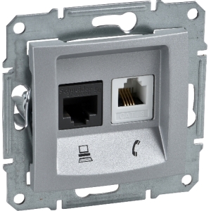 ΠΡΙΖΑ RJ11+RJ45 SCHNEIDER