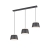 ΦΩΤΙΣΤΙΚΟ ΚΡΕΜΑΣΤΟ ΜΑΥΡΟ   TRIO  LIGHTING