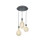 ΦΩΤΙΣΤΙΚΟ ΚΡΕΜΑΣΤΟ ΜΑΥΡΟ   TRIO  LIGHTING